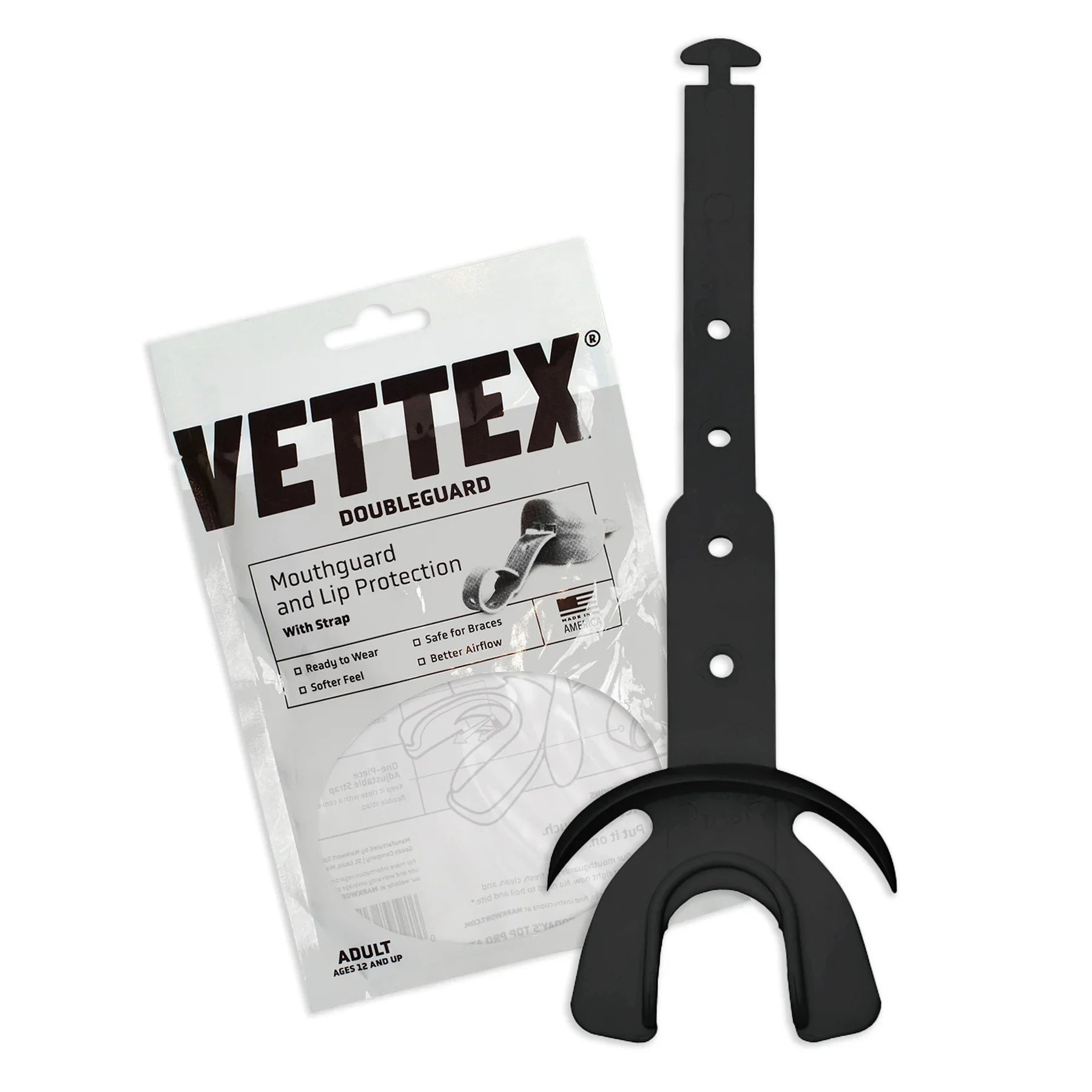 Vettex DoubleGuard Mouthguard with Lip Protection