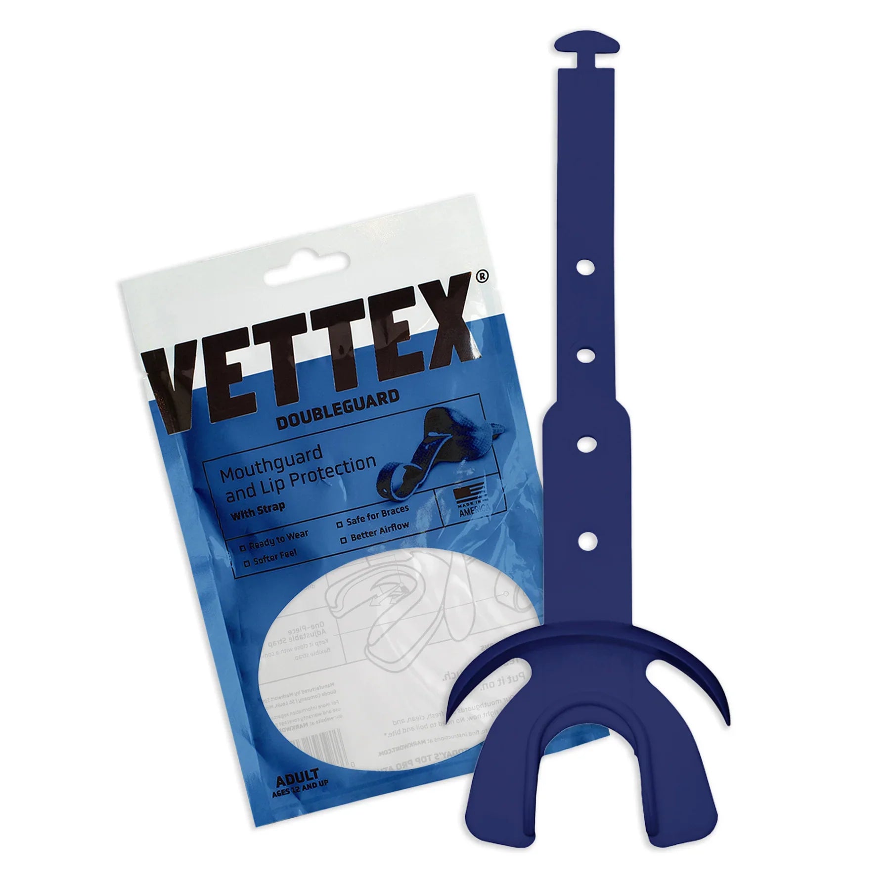 Vettex DoubleGuard Mouthguard with Lip Protection