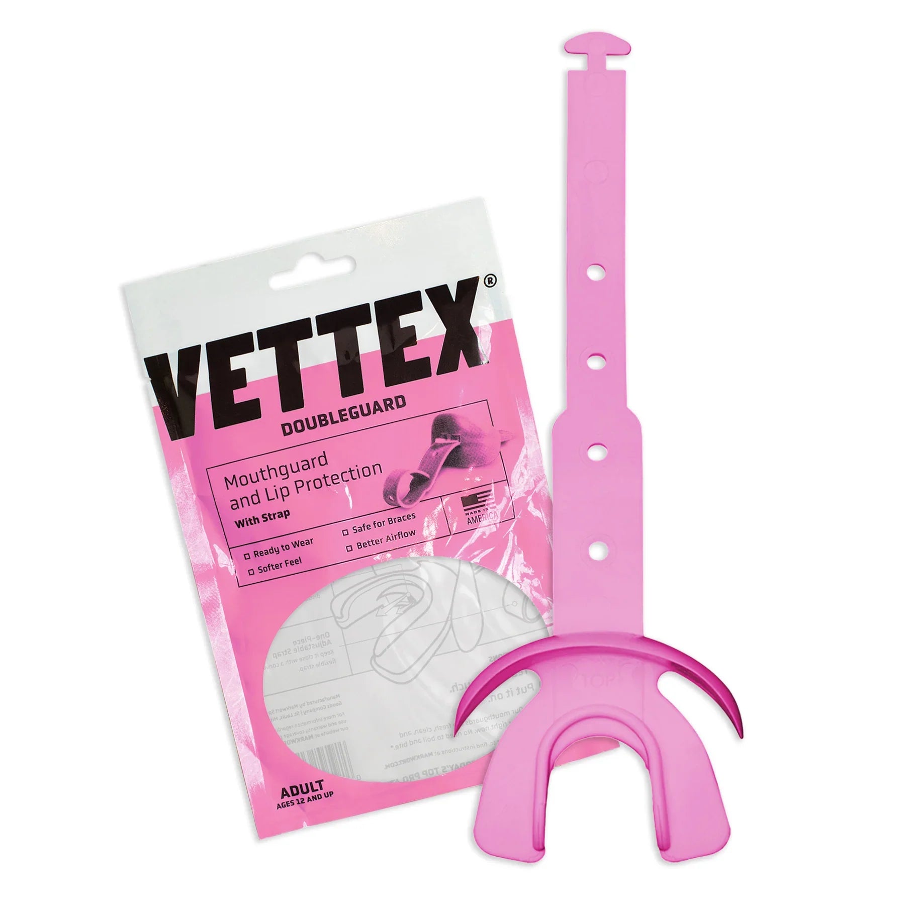 Vettex DoubleGuard Mouthguard with Lip Protection