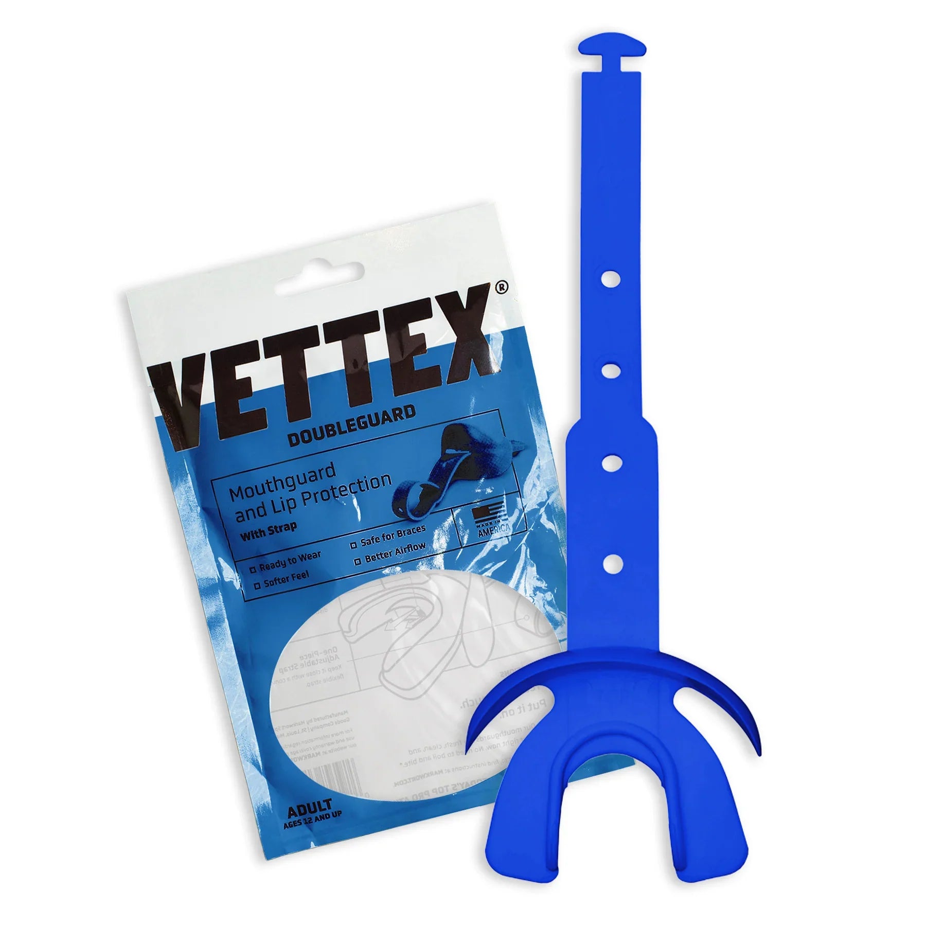 Vettex DoubleGuard Mouthguard with Lip Protection