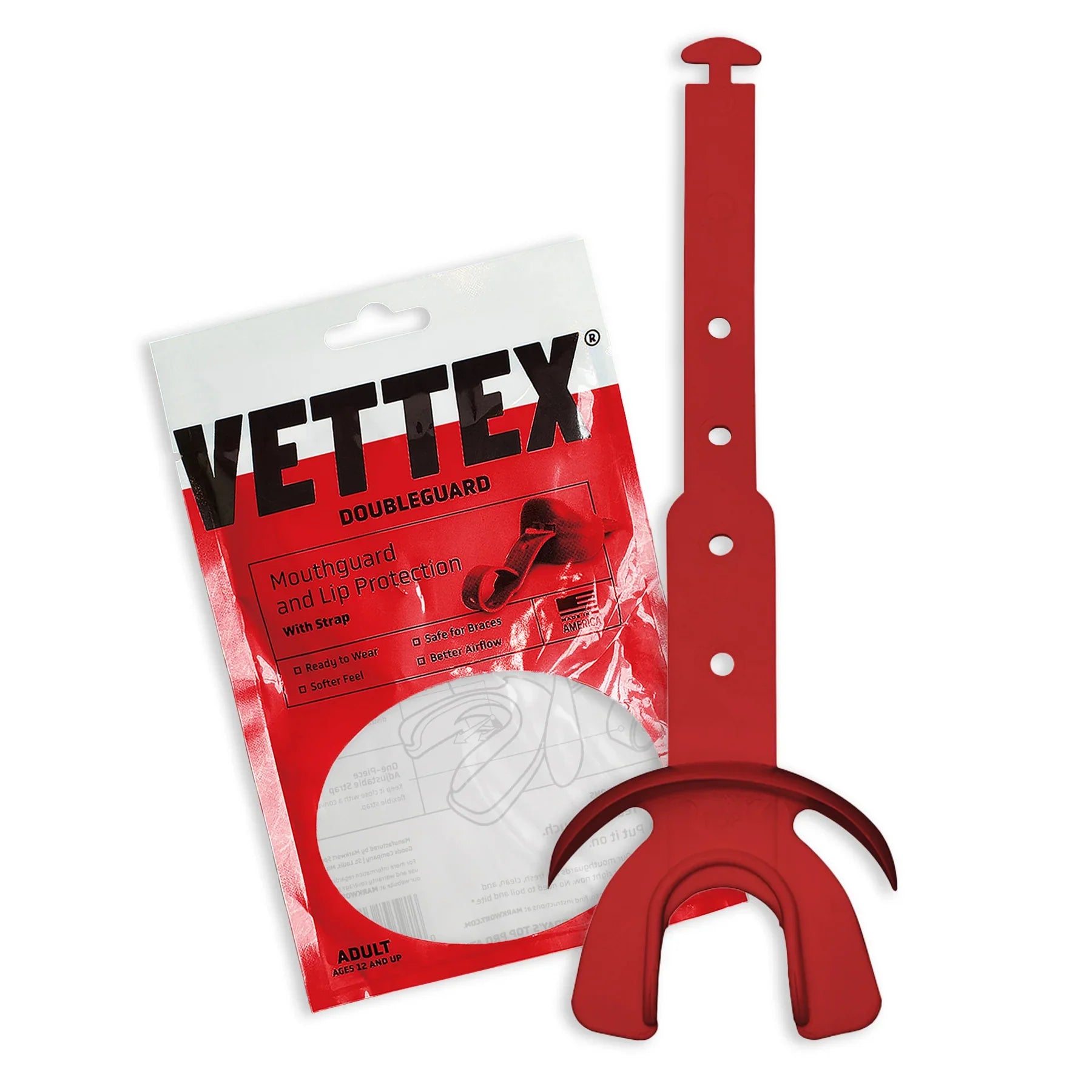 Vettex DoubleGuard Mouthguard with Lip Protection