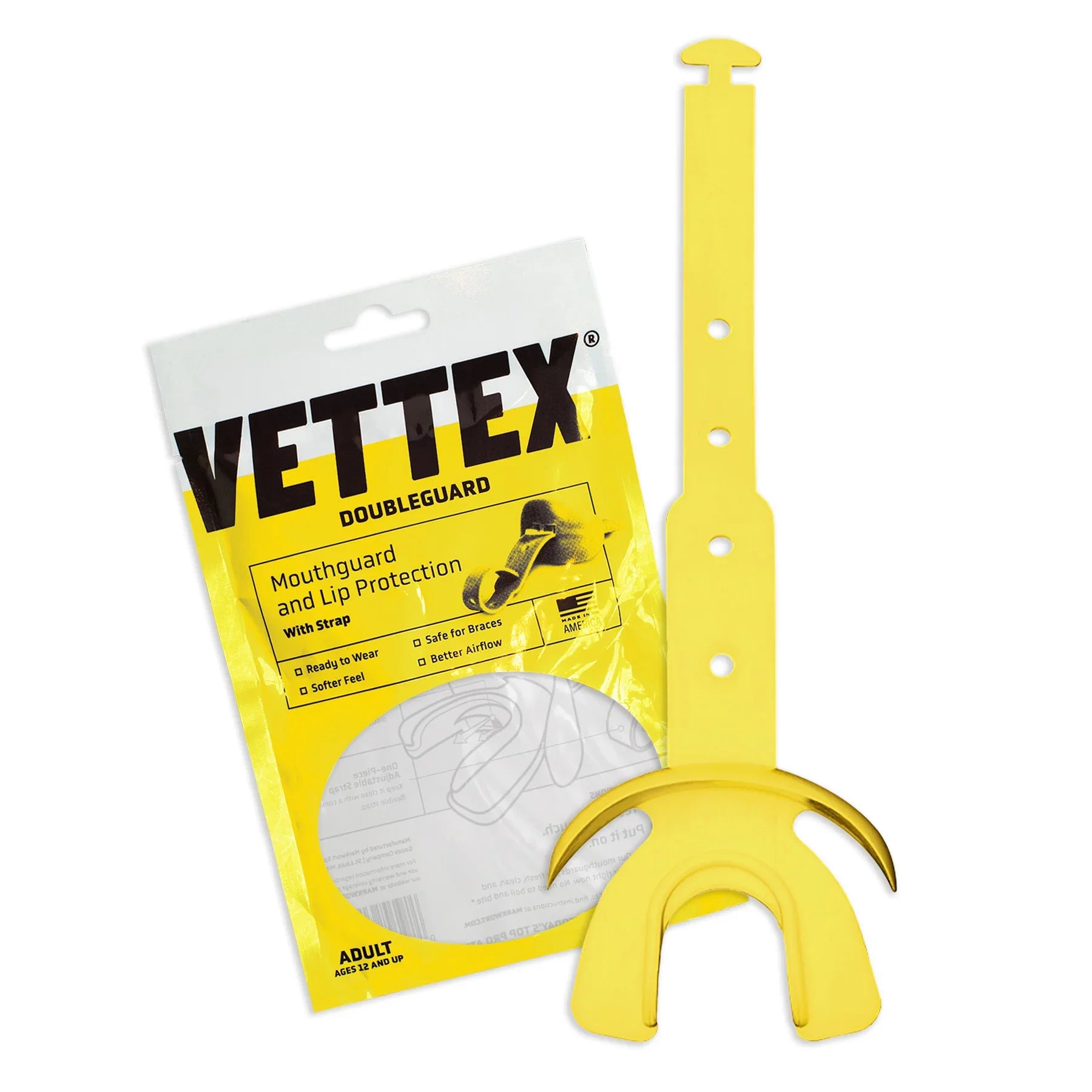 Vettex DoubleGuard Mouthguard with Lip Protection